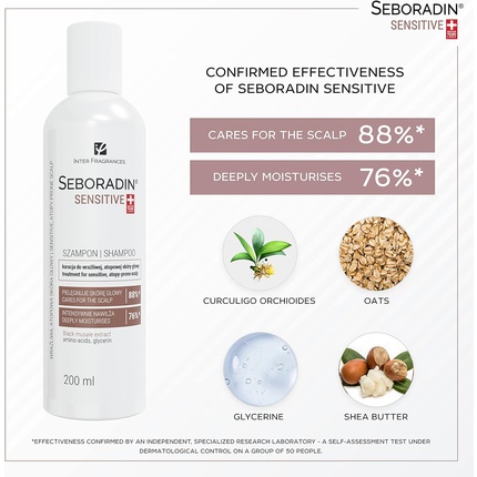 Шампунь для чувствительных волос и кожи головы Sensitive Hair 200ml — фото 2