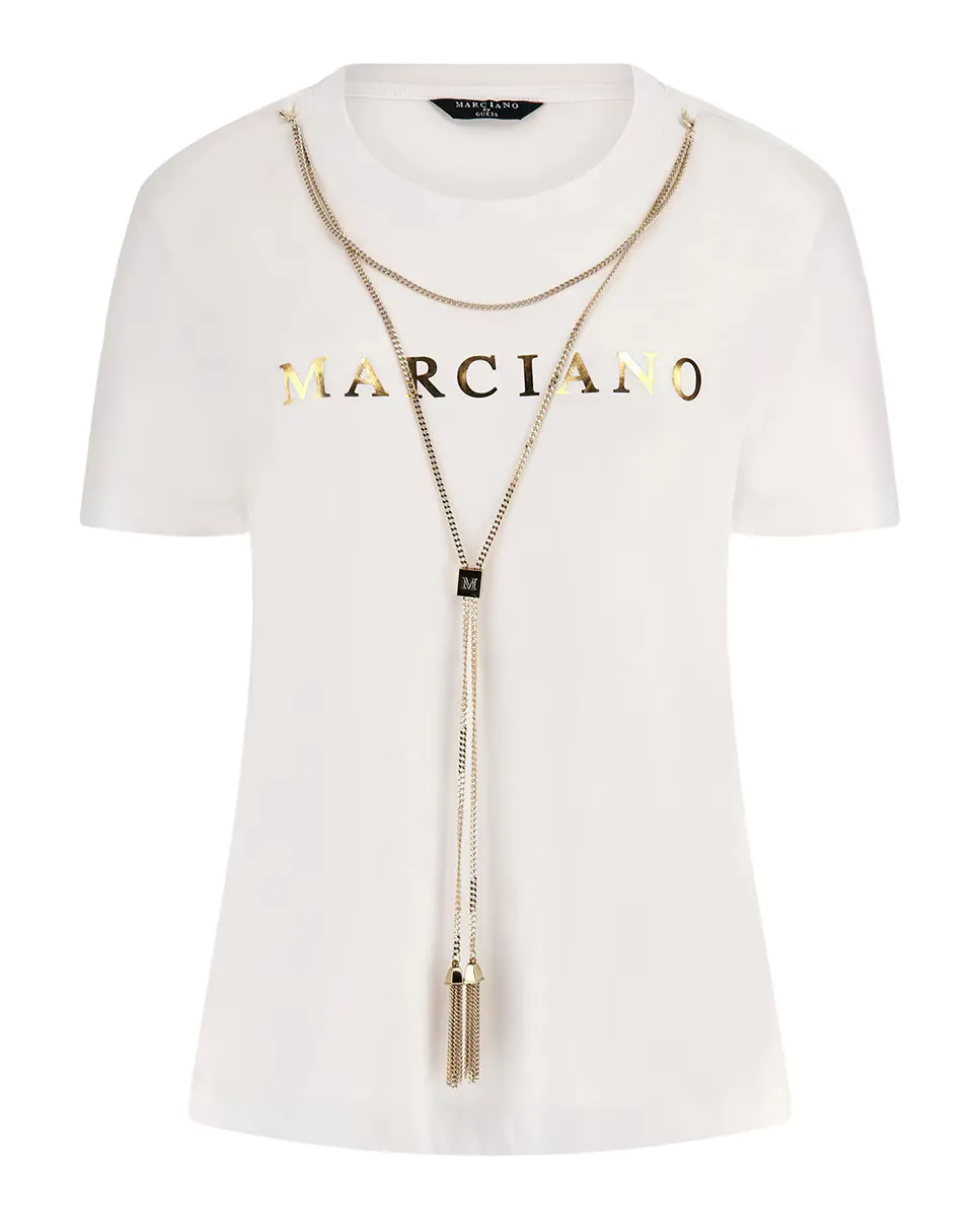 

Женская футболка с короткими рукавами Marciano by Guess, цвет Crema