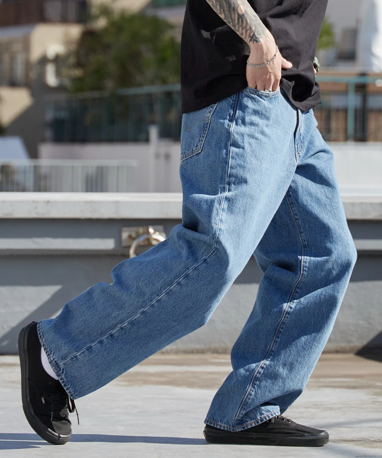 Джинсы Levi's 578 Baggy свободного кроя, синие