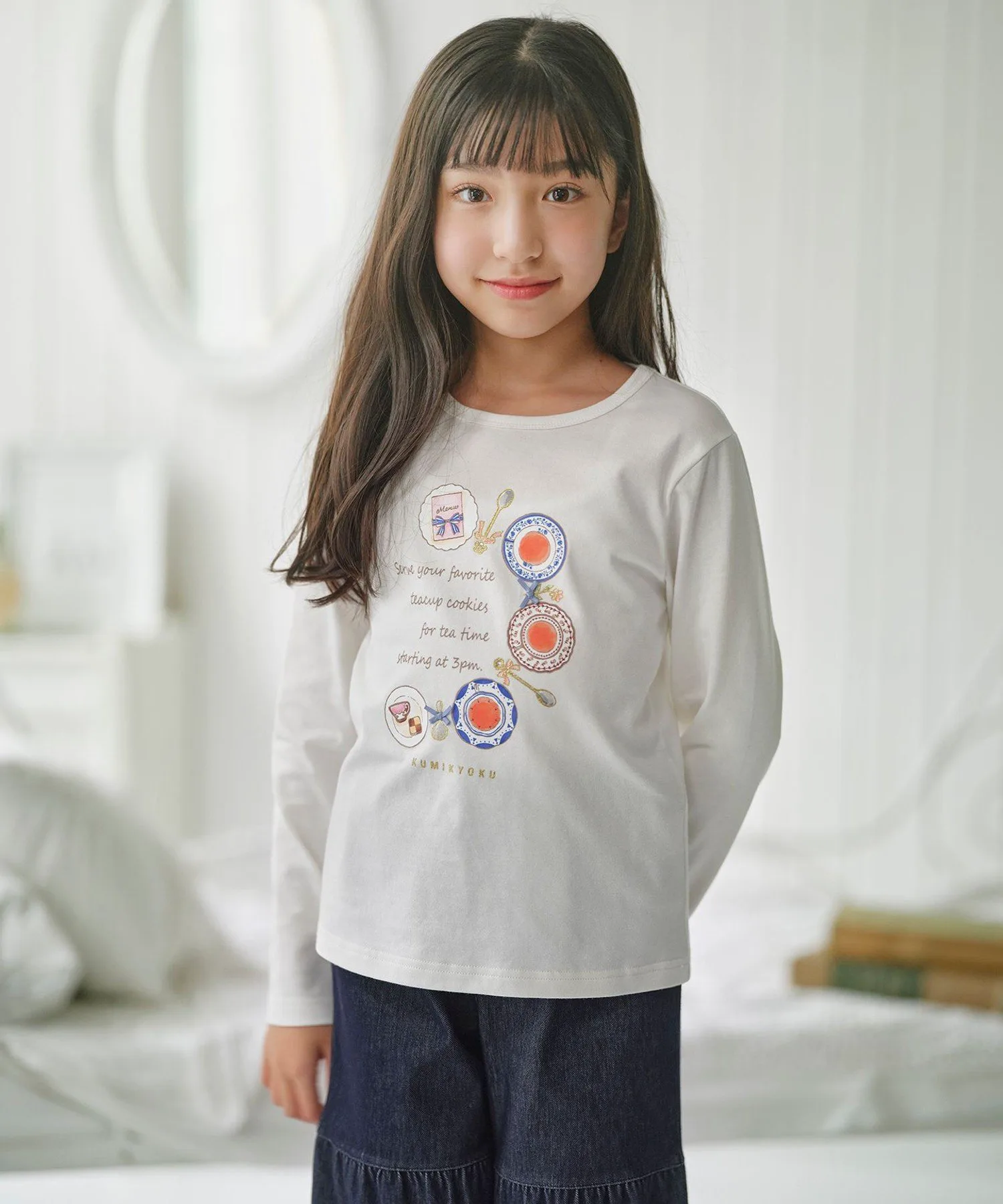 Футболка Tea Time Art 150-170 см Suite Kids, цвет Off-White [002] — фото 2