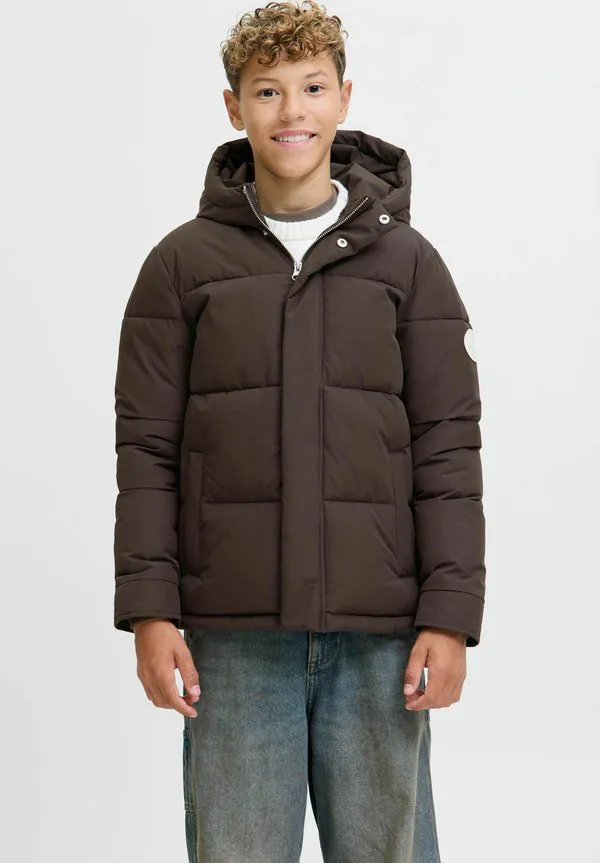 Зимняя куртка Jack & Jones Junior, Chocolate Torte — фото 2