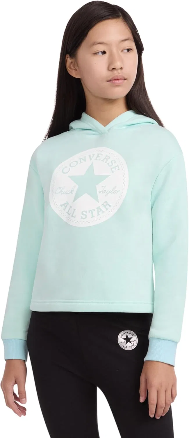 Худи для девочек Chuck Patch Graphic Pullover Hoodie, Aqua Soul