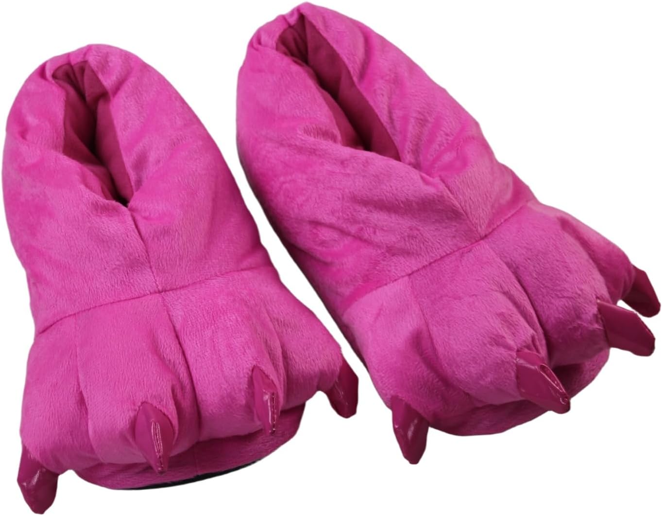 

Забавные домашние тапочки с лапами медведя для женщин, мужчин и детей, теплые и пушистые Shinemem, розовый