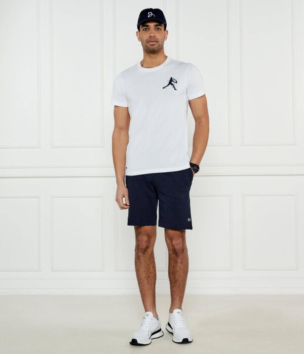 Футболка Lacoste Tennis x Novak Djokovic Regular fit Lacoste, белый — фото 2