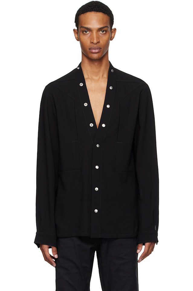 

Рубашка Concordians Larry Fogpocket Rick Owens, черный