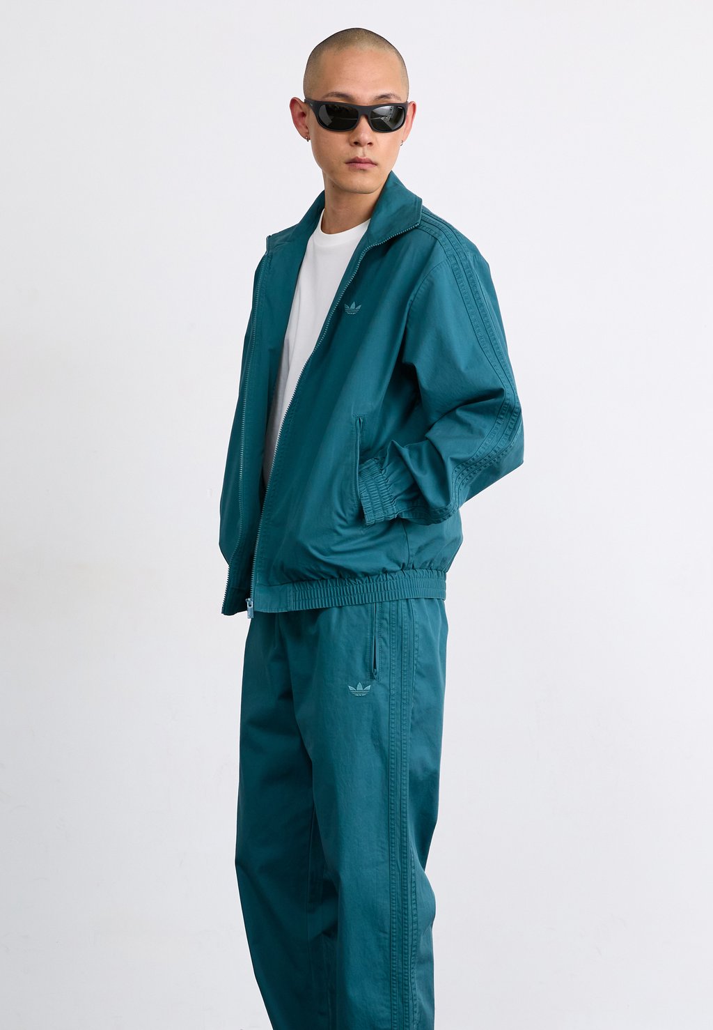 Брюки FIREBIRD PANTS Adidas Originals, темно-зеленый — фото 4