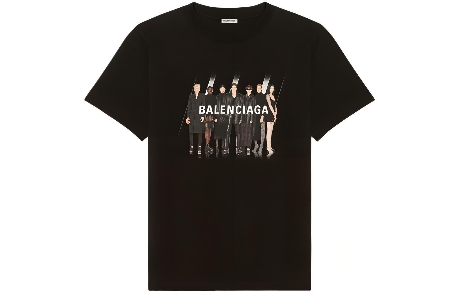 

Футболка Balenciaga Unisex с принтом, черный