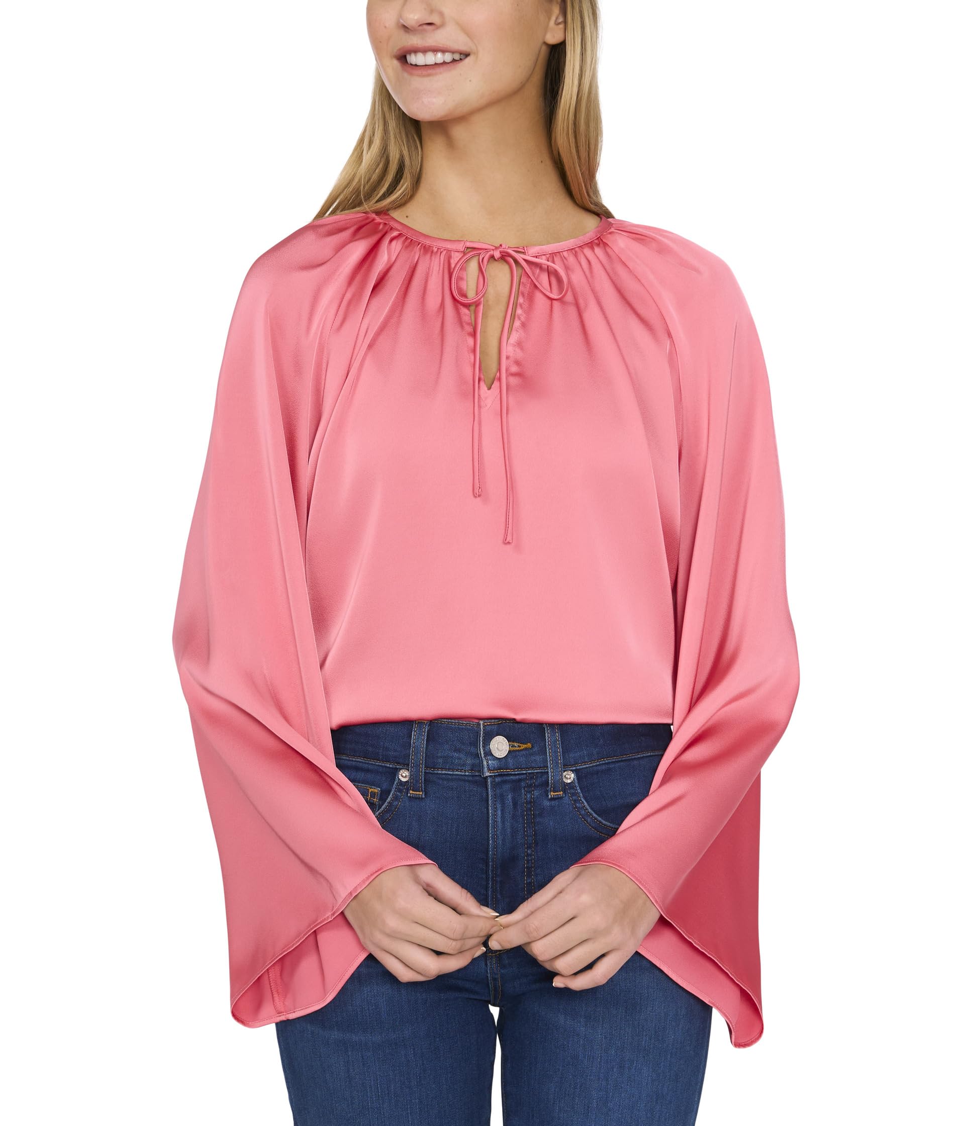 

Топ CeCe Long Sleeves Raglan V-Neck Top, Confetti