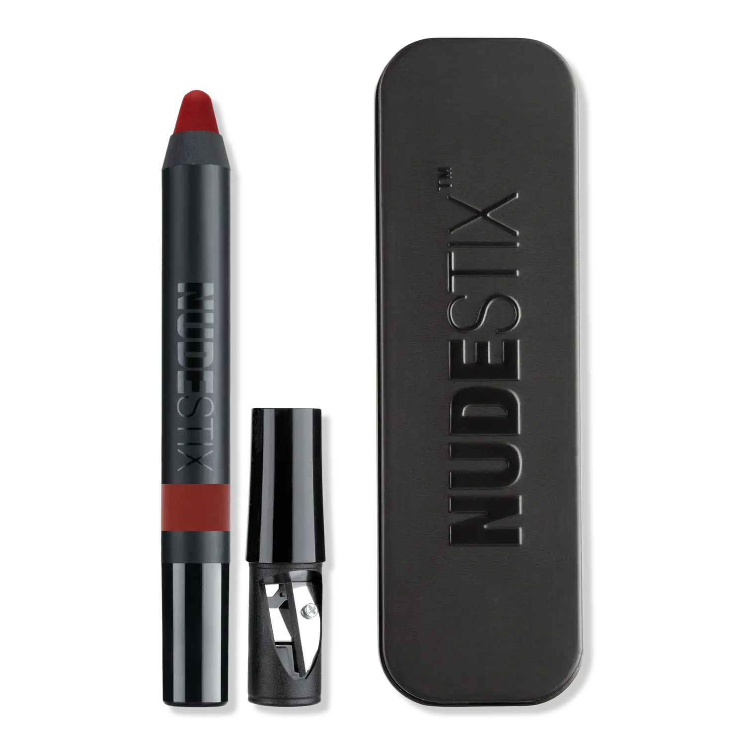 

Интенсивный матовый карандаш для губ и щек NUDESTIX, Royal (cool classic red)