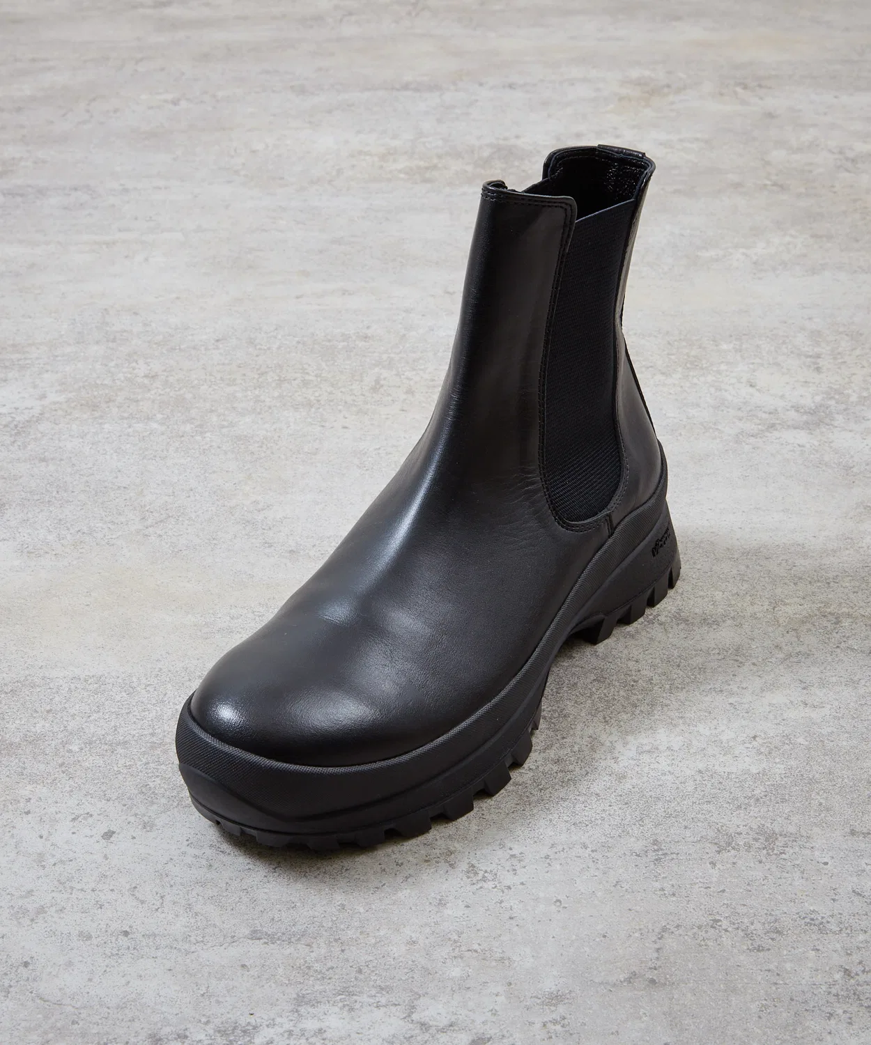 Ботинки PADRONE SIDE GORE BOOTS с подошвой Vibram, кожаные, на молнии, 25-28 см, черные — фото 3