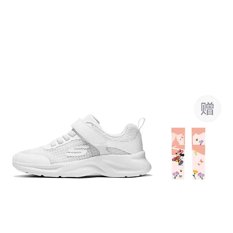 

Skechers Kids Износостойкие дышащие низкие повседневные кроссовки белого цвета для детей