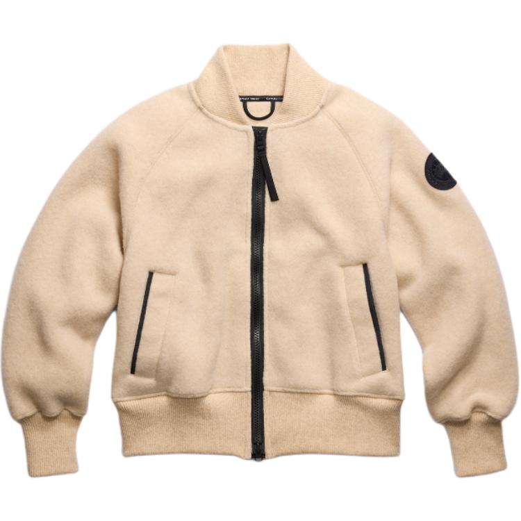 

Canada Goose Ворсовый бомбер из смесовой шерсти, Light Tawny