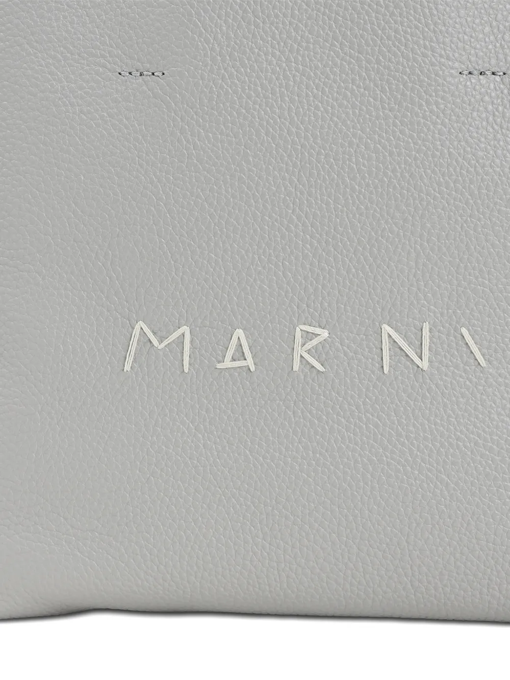 Сумка-тоут с верхними ручками Marni, серый — фото 4