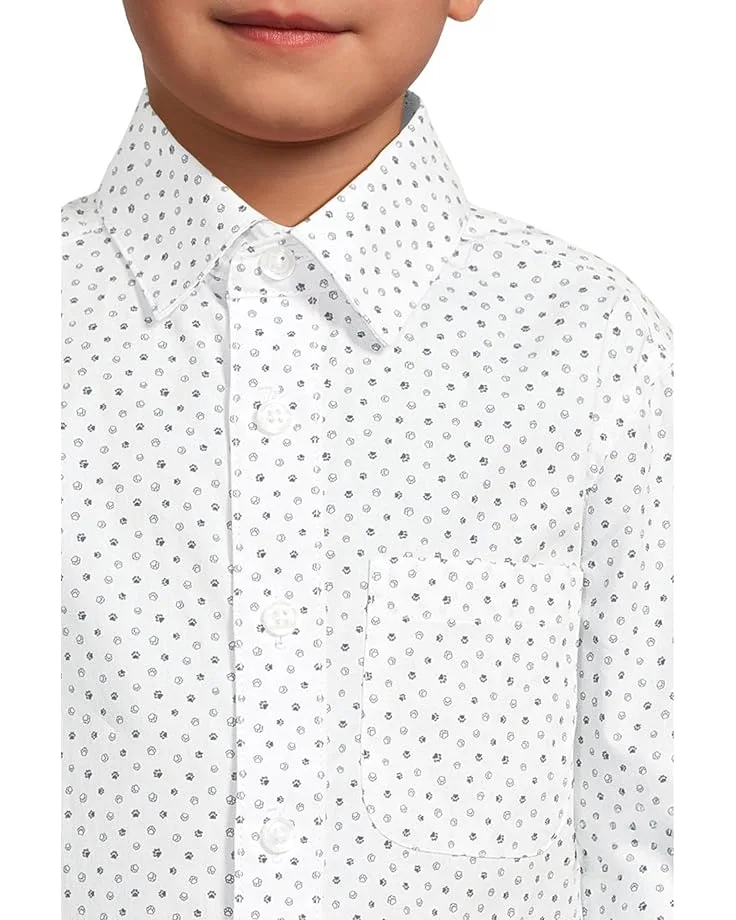 Рубашка Appaman Kids Standard Shirt (Toddler/Little Kid/Big Kid), Paw Prints — фото 2