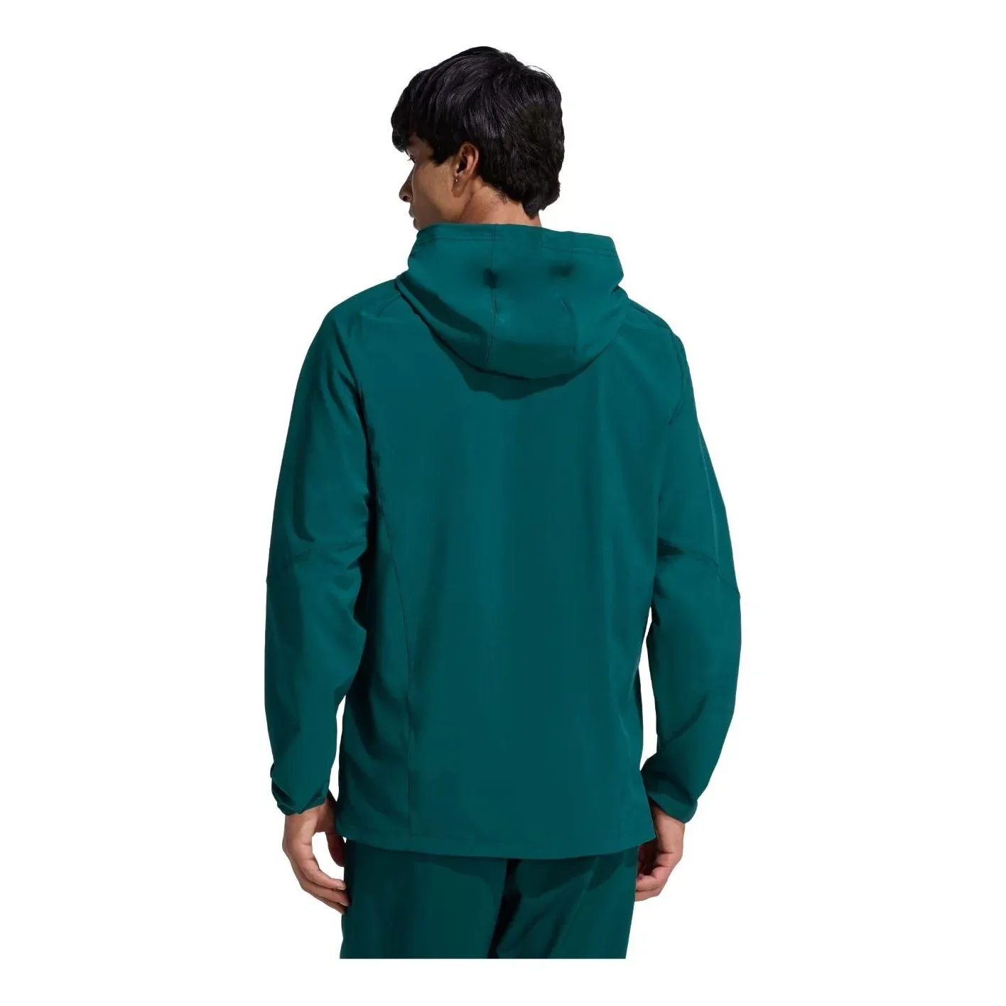 Ветровка Adidas Mexico Tiro Travel Full Zip Windbreaker 'Aurora Ivy', зеленый — фото 3