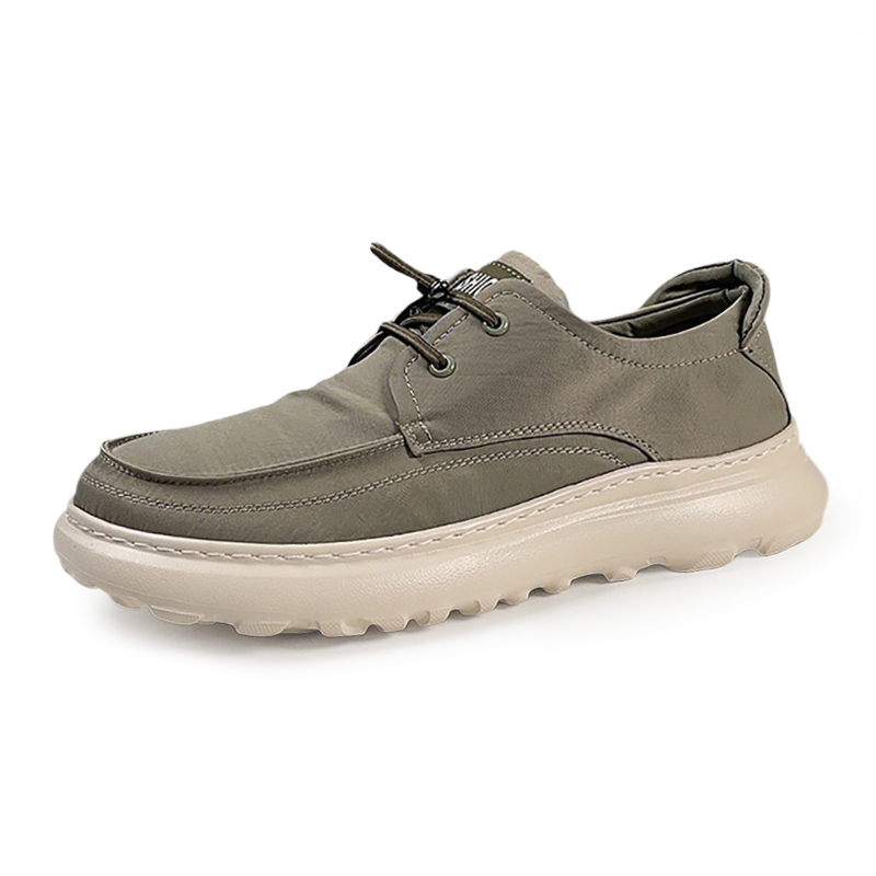 

Devanro Износостойкие легкие дышащие мужские лоу-топы из хлопка хаки, цвет Khaki