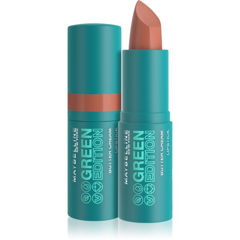 

Кремовая увлажняющая помада Maybelline Green Edition оттенок 014 Песочный 3,4 г Inna Marka