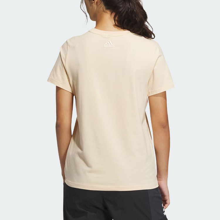 Футболка с втачными рукавами женская Sandy Brown Adidas, Sand Brown — фото 4