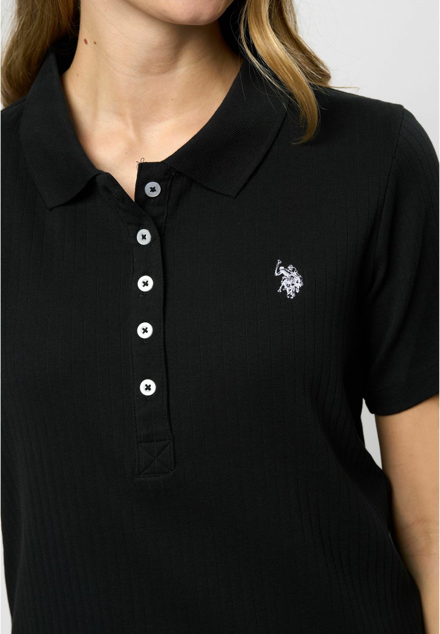 Поло U.S. Polo Assn. Polo shirt, Tap Shoe/Black — фото 4