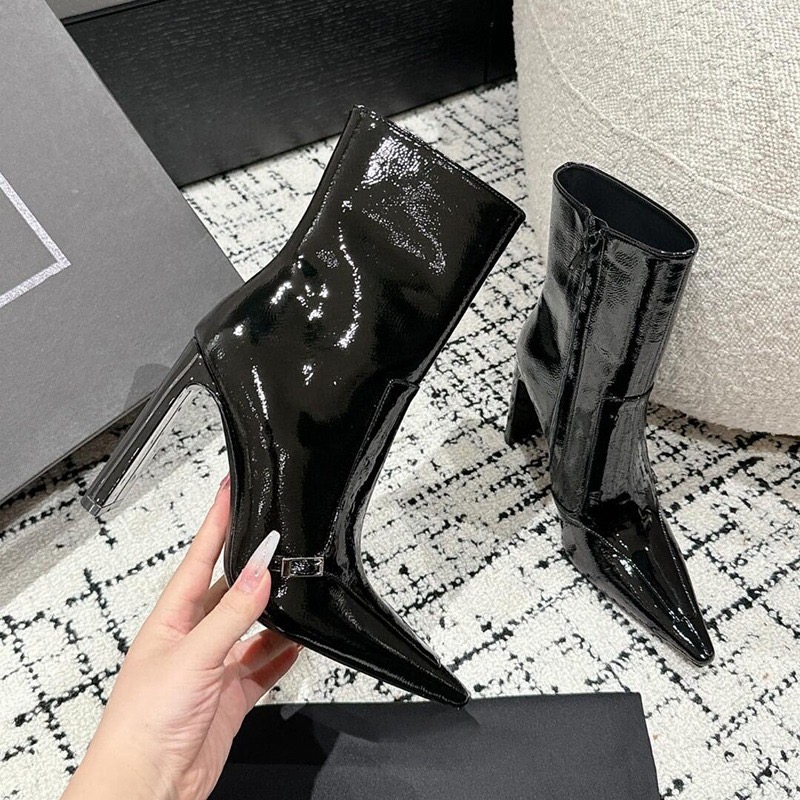 RoseDoris Черные женские угги на платформе 9,5 см с меховой подкладкой, цвет Black [Fleece-Lined] — фото 4