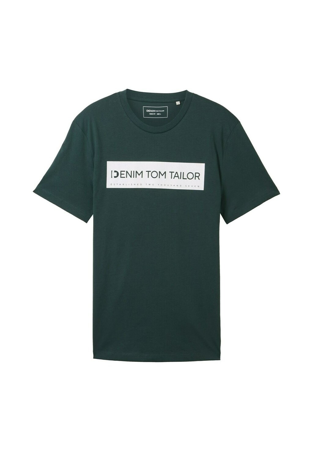

Футболка с принтом TOM TAILOR DENIM, темно-зеленый