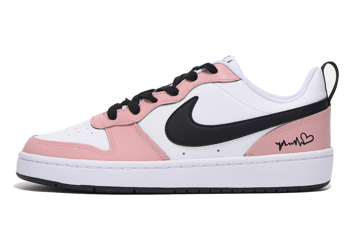 

Кроссовки Nike Court Borough Series Skateboard Shoes Women's Low-Top White Pink