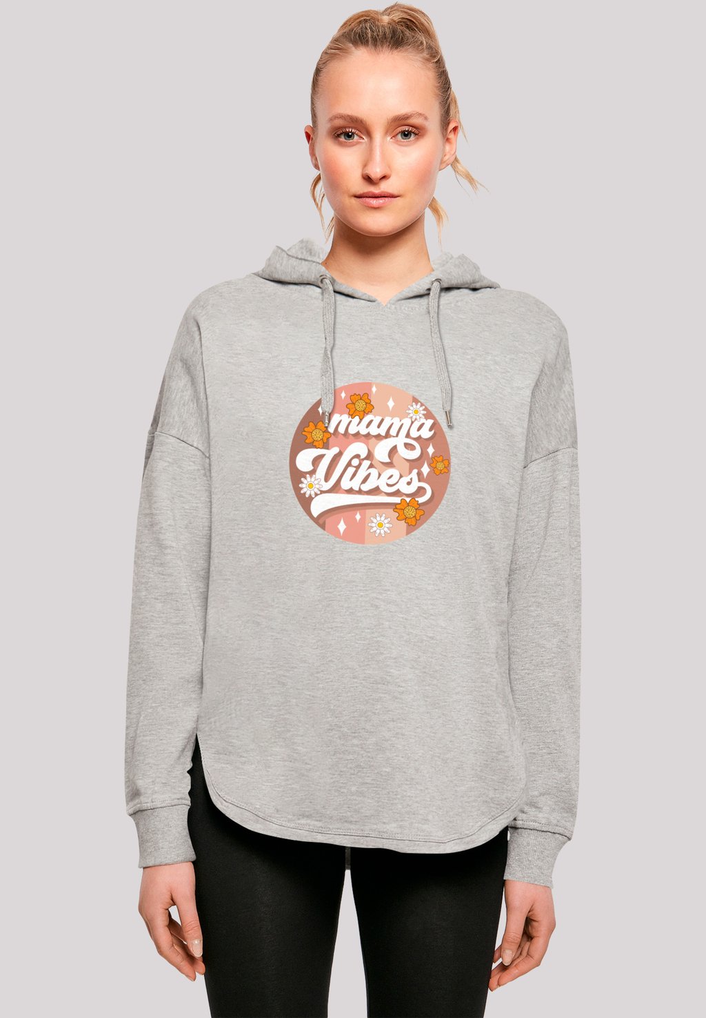 

Толстовка MOTHERS DAY MAMA VIBES VINTAGE INSPIRED - Hoodie F4NT4STIC, серый
