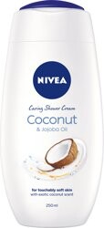 Гель для душа Nivea с маслом кокоса и жожоба 250 мл — фото 2