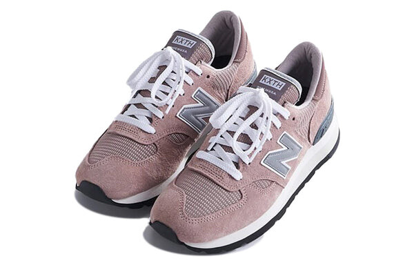 Кроссовки x kith 990v1 made in usa 'dusty rose' New Balance, фиолетовый — фото 3