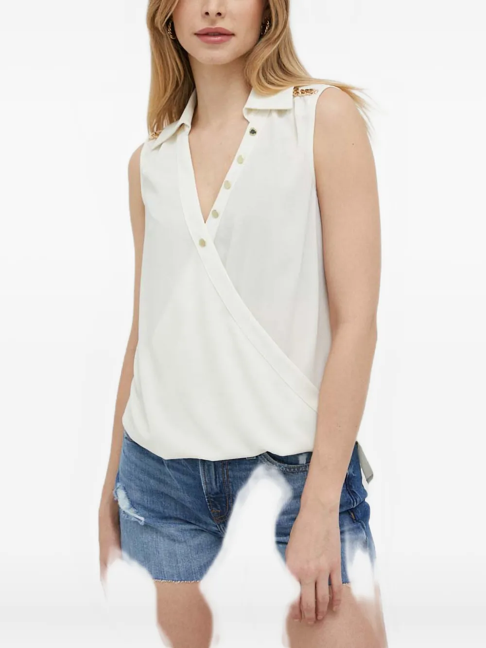 

Блузка с цепочкой Guess Usa, белый