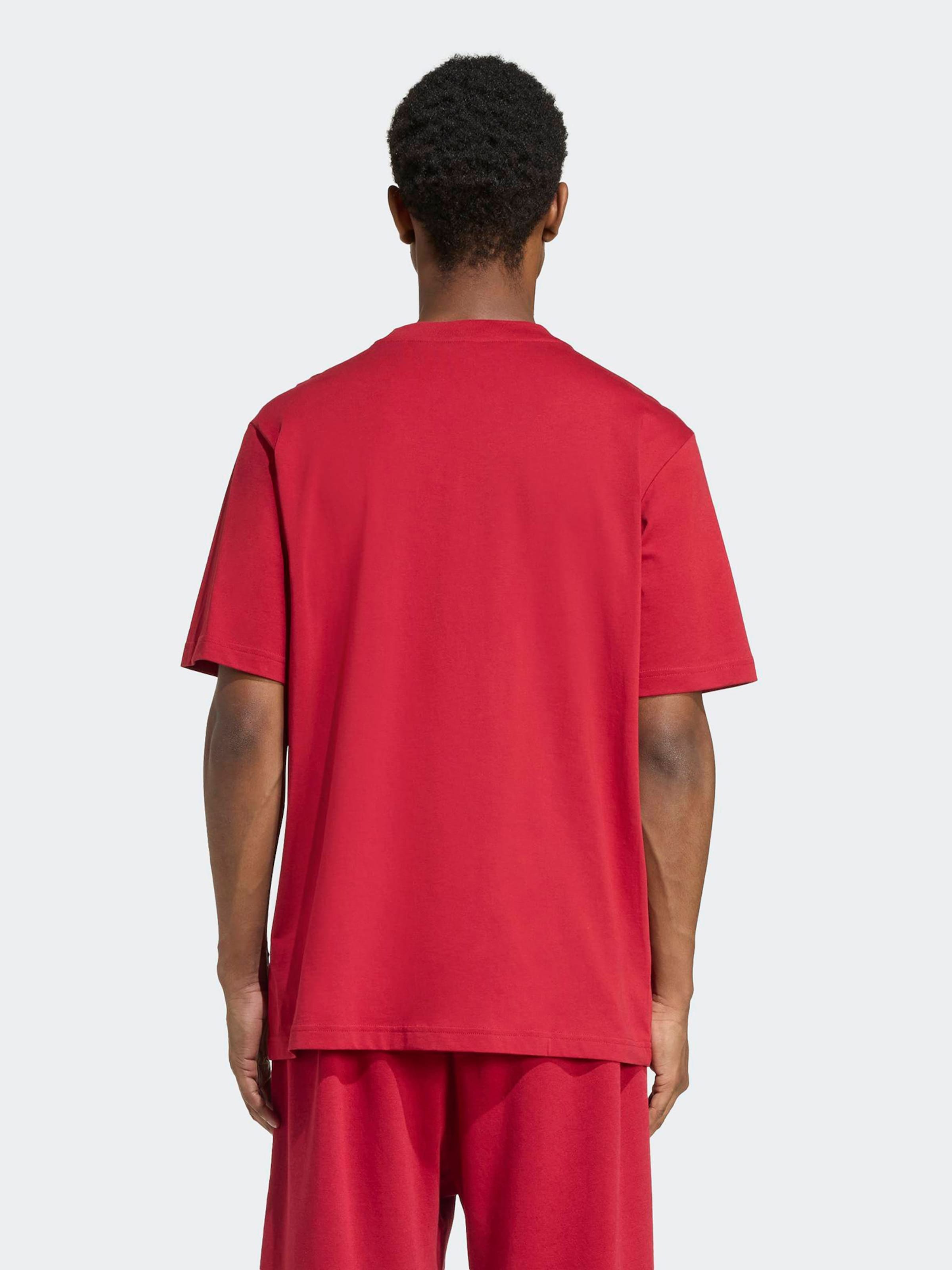 Adidas Sportswear Футболка Performance 'Essentials' в цвете Cranberry — фото 4