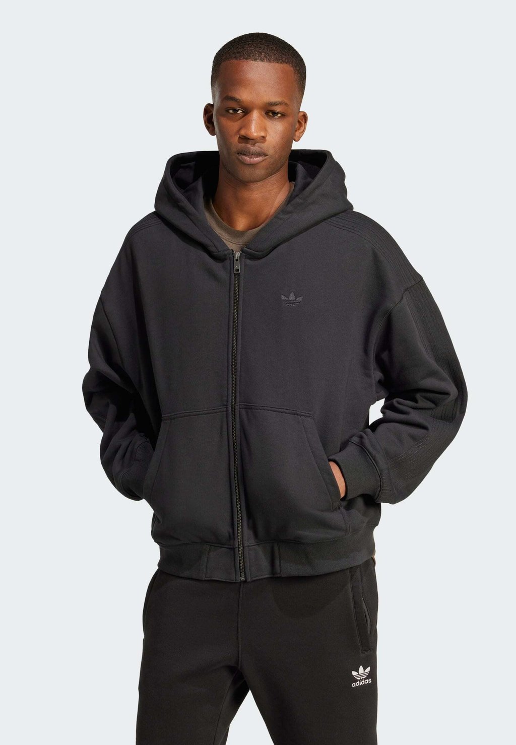 

Толстовка на молнии adidas Originals, черный