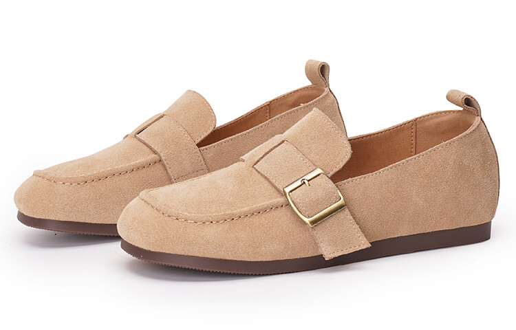 Туфли женские повседневные Women's Casual Shoes Women's Low-Top Joy&Mario, цвет Apricot — фото 4