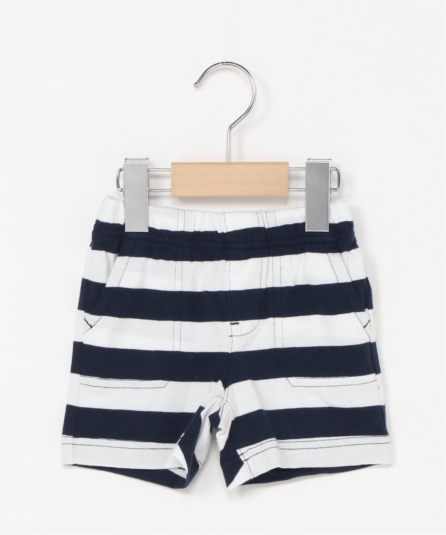 Брюки JPN IE BF STRIPE SHORT Gap, NAVY_STRIPE — фото 3