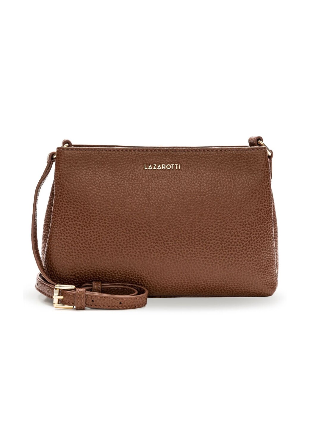 

Сумка через плечо Bologna Leather из кожи 23 см LAZAROTTI, коричневый