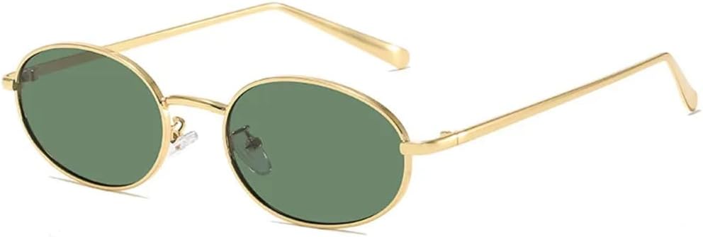 

Солнцезащитные очки с защитой UV400 | Овальная металлическая оправа с градиентной расцветкой | Для женщин и мужчин, для занятий спортом на открытом воздухе и путешествий DSVIGF, C6 Green