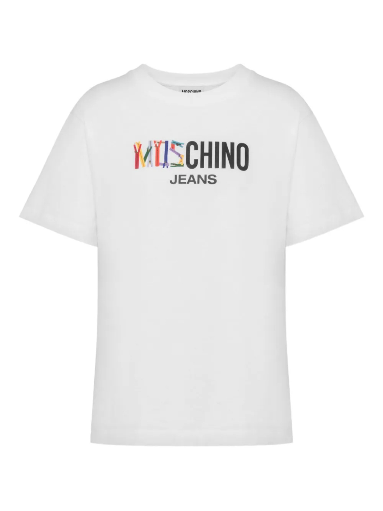 

MOSCHINO JEANS футболка с круглым вырезом, белый