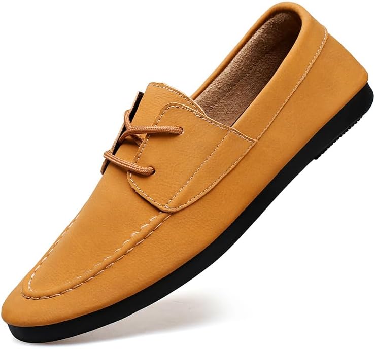 

Мужские стильные оксфорды с круглым носком из натуральной кожи, шнуровка, нескользящие повседневные кожаные туфли Meixi Mobile, Huang Zong