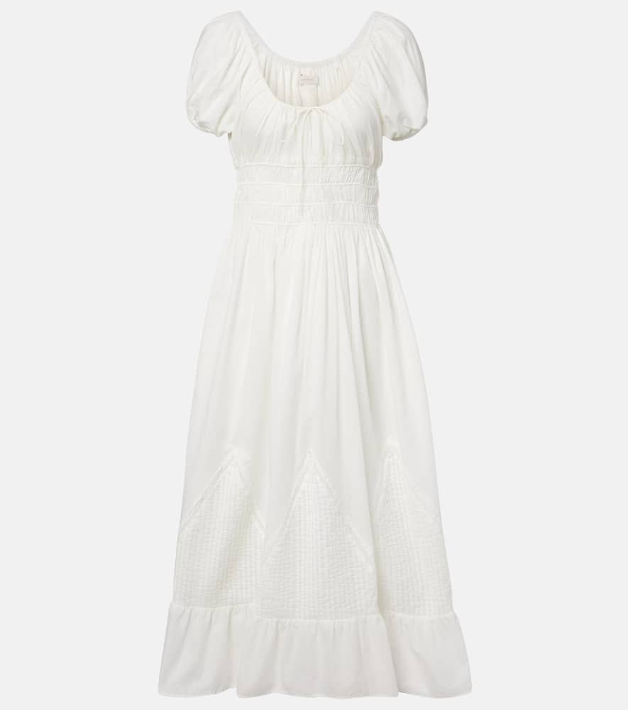 

Платье миди Sunniva из хлопка Faithfull, White