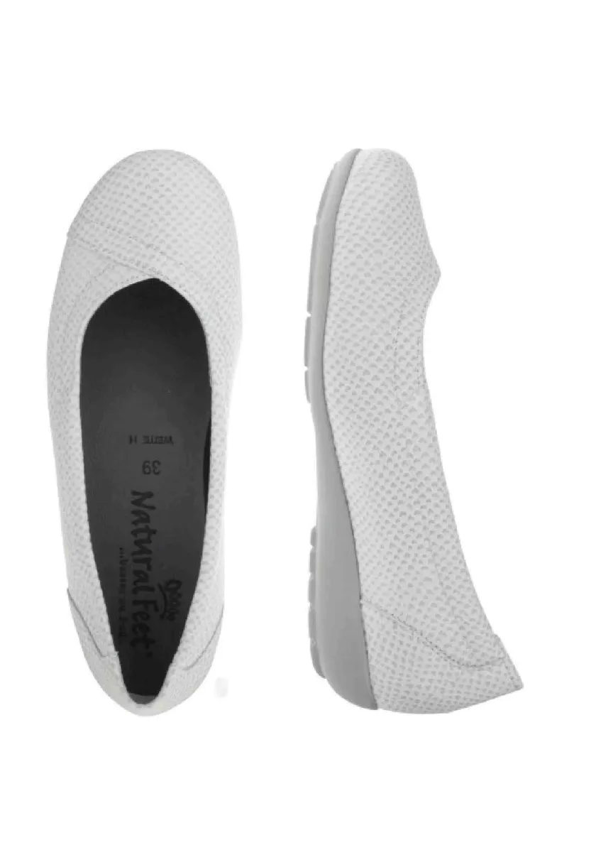 Балетки Natural Feet "Collien", с ударопрочной подошвой, белый — фото 4