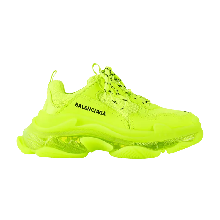 Кроссовки Balenciaga Wmns Triple S Fluo Yellow, желтый
