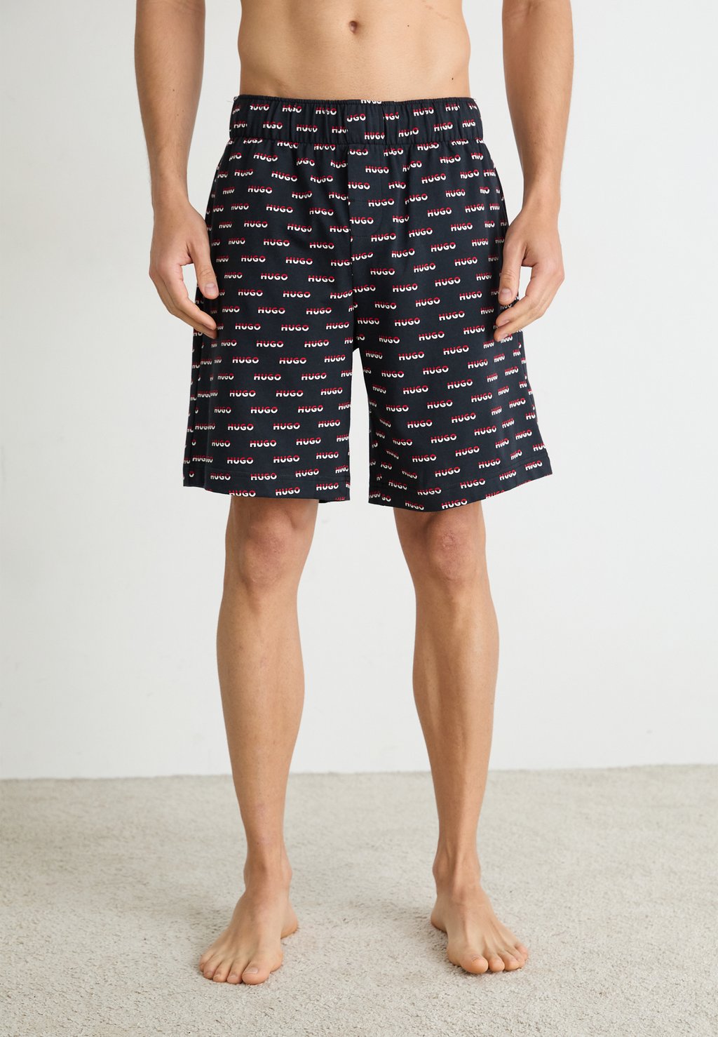 

Пижамные штаны SPLIT LOGO SHORTS HUGO, черный