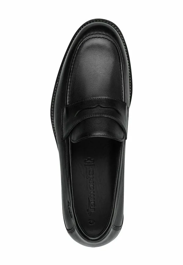 Слипоны Tamaris, Black Leather — фото 3