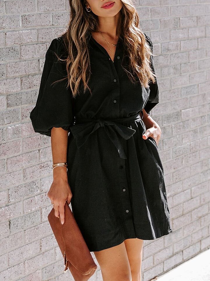 

Короткое платье Milan Kiss, черный