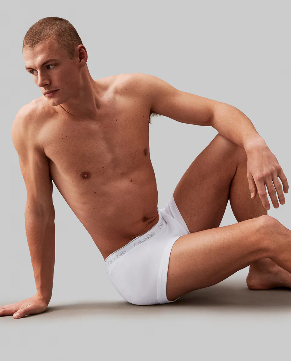 Упаковка из 3 трусов-боксеров - Cotton Classics Calvin Klein, черный — фото 4