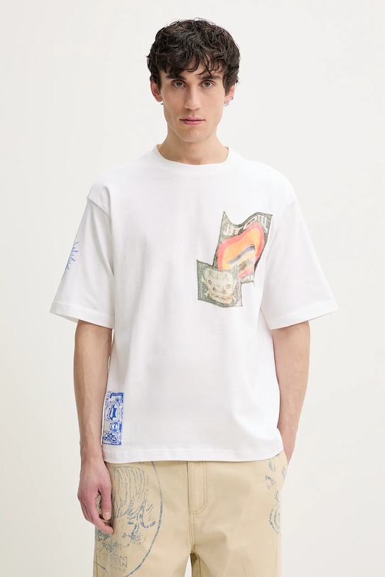 

Хлопковая футболка KIKO Desigual, белый