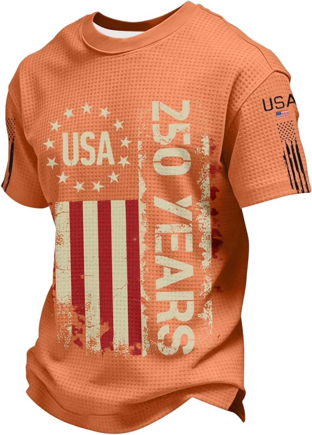 

Футболка мужская oversized с принтом в полоску и звездами SdGgsgv