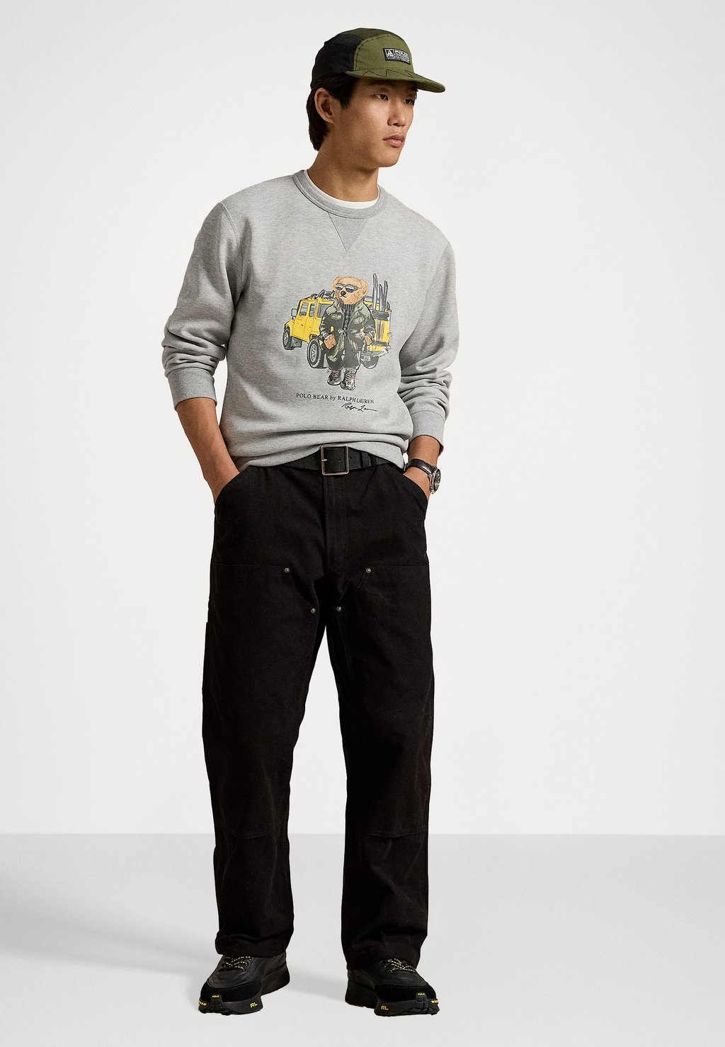 

Толстовка POLO BEAR DOUBLE-KNIT SWEATSHIRT Polo Ralph Lauren, серый