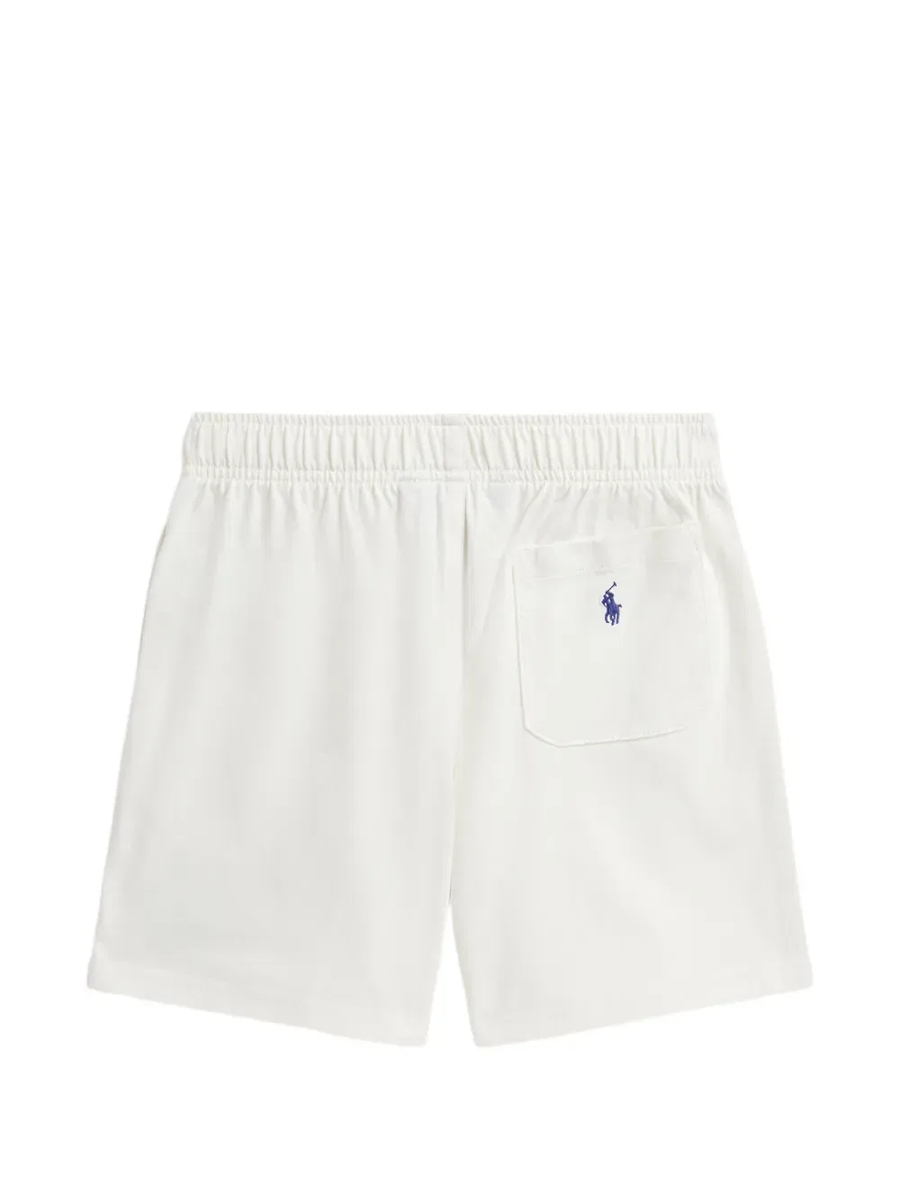 Хлопковые шорты с логотипом и завязками Polo Ralph Lauren Kids, нейтральный — фото 2