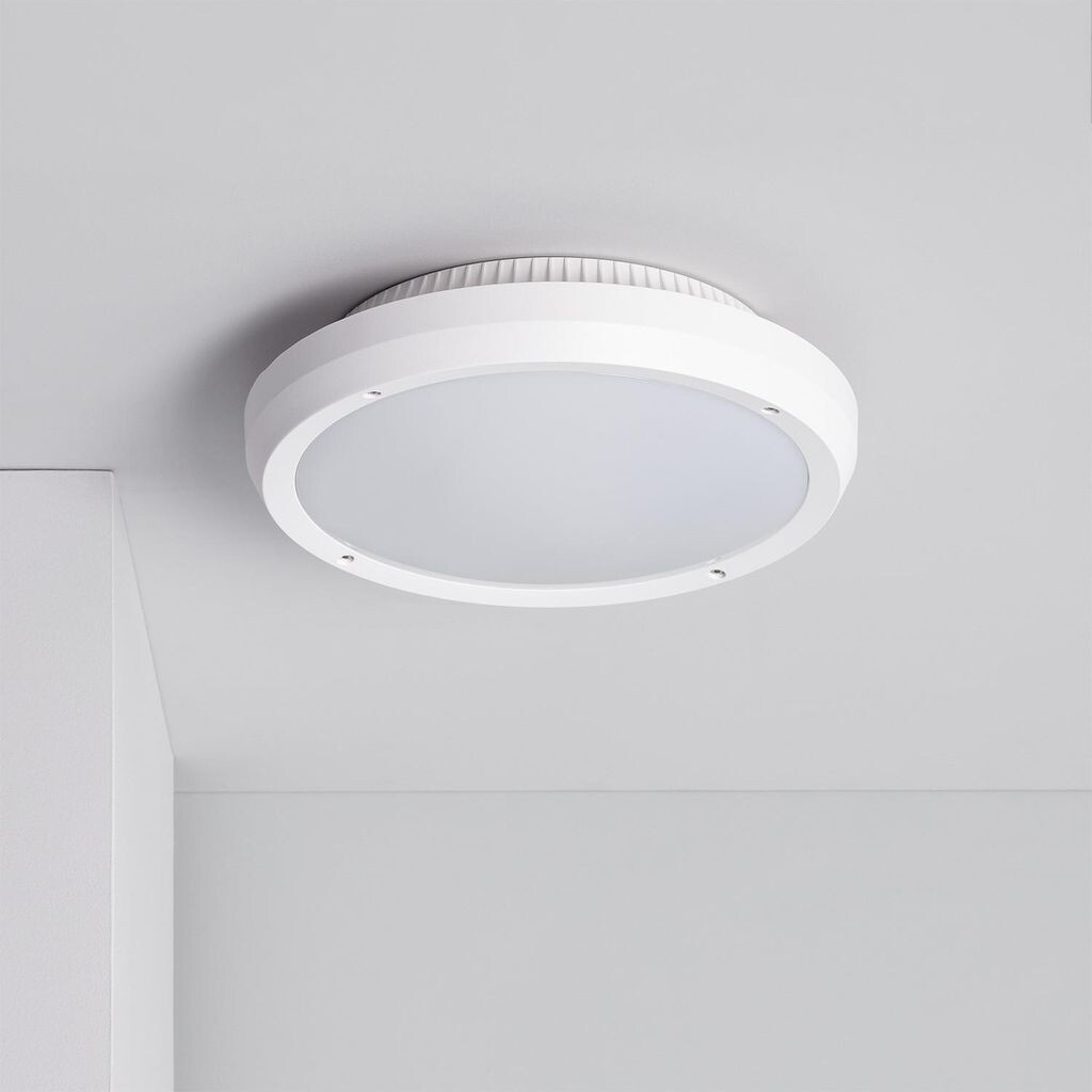 

Потолочный светильник круглый наружный Ø300 мм IP65 Curio White White LEDKIA, белый